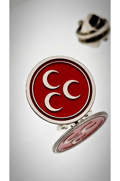 YÖRÜK TASARIM MHP Üç Hilal Yaka Rozeti