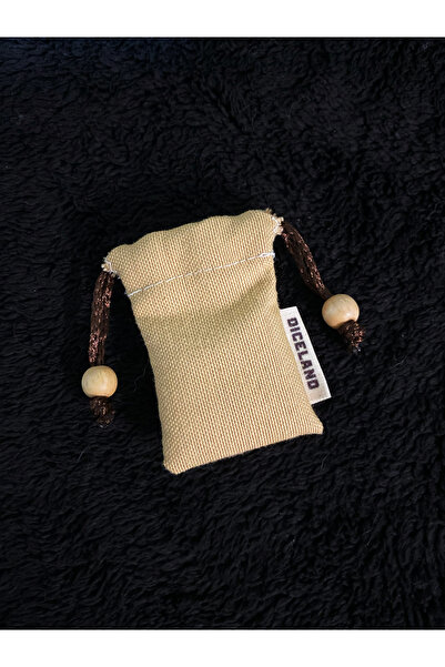 DiceLand Dnd Frp Mini Boy Bej Renkli Lüks Takı Hediye Saklama Kese