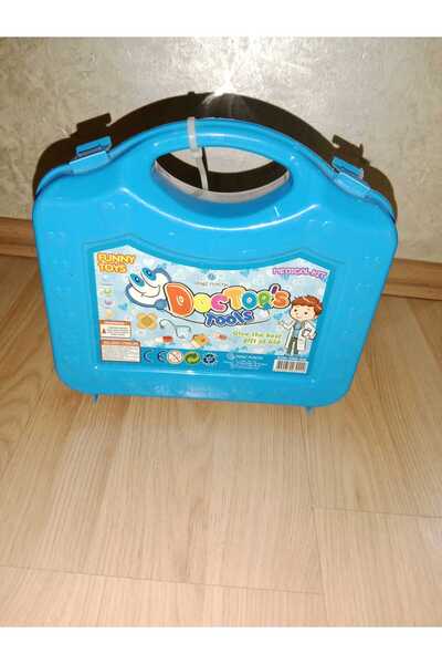 Hobby Oyuncak Çantalı Doktor Seti Erkek Çocuklar Özel 10 Parça