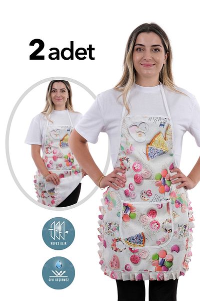 sevilya مريلة مطبخ مقاومة للماء ومقاومة للماء من Jarse Frilly