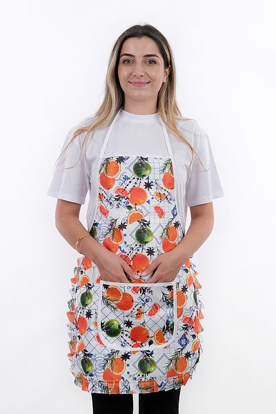 sevilya Jarse Frilly Double Pack Liquid Proof Waterproof Kitchen Apron