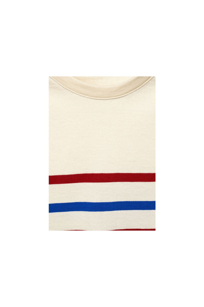 CECILIE COPENHAGEN Béžové tričko Rundhals für Damen