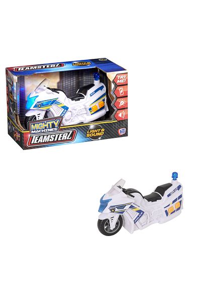 Teamsterz Mighty Machines Police Motorbike (Small) (L&S)