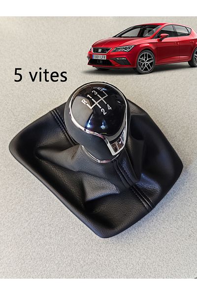 GCP German Car Parts Seat Leon Mk3 Manual Gear Shift Knob - Leon Mk3 5 Forward Gear Shift Knob