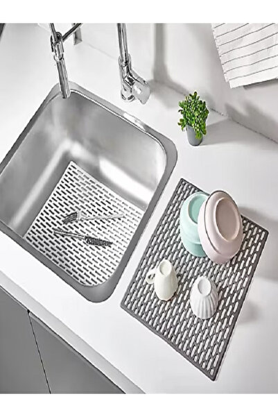 Blue Home Lıght LAVABO İÇİ KORUYUCU SİLİKON MAT MUTFAK BANYO LAVABO ÇİZİLMEZ ...