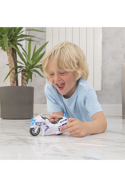Teamsterz Mighty Machines Police Motorbike (Small) (L&S)