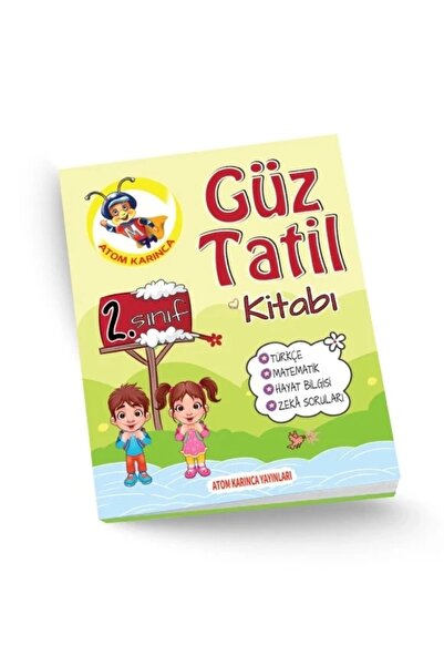 Genel Markalar Atom Karınca Yayınları 2. Sınıf Güz (ARA) Tatil Kitabı (YENİ B...