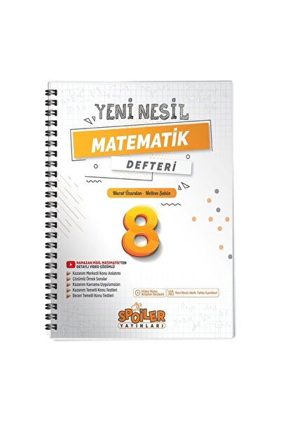 Spoiler Yayınları Lgs 8.sınıf Yeni Nesil Matematik Defteri Video Çözümlü Vide...
