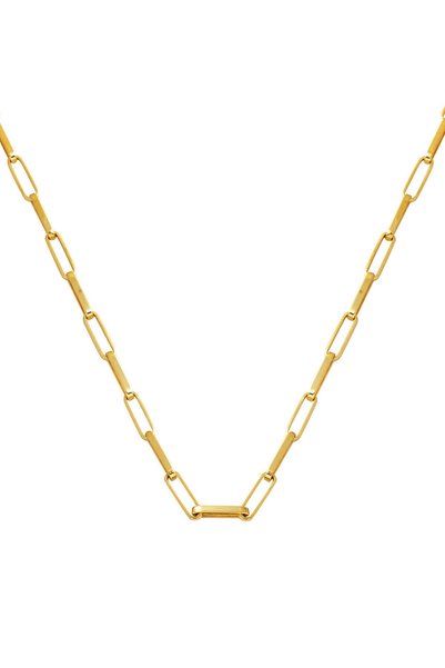 Bilezikci Ataç 14 Ayar Altın Zincir Kolye (3,5 mm Enli) 60 cm.