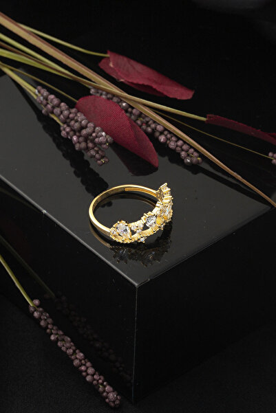 Bilezikci Kraliçe Tacı 14 Ayar Altın Yüzük