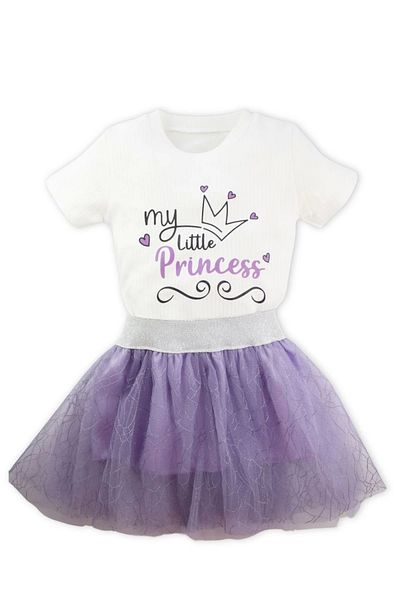 LOGO AKSESUAR Set tutu prințesă mov pentru fetiță