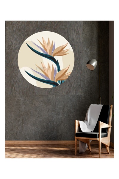 HDART ملصق حائط ورق حائط تجريدي بخط قماشي ذاتي اللصق