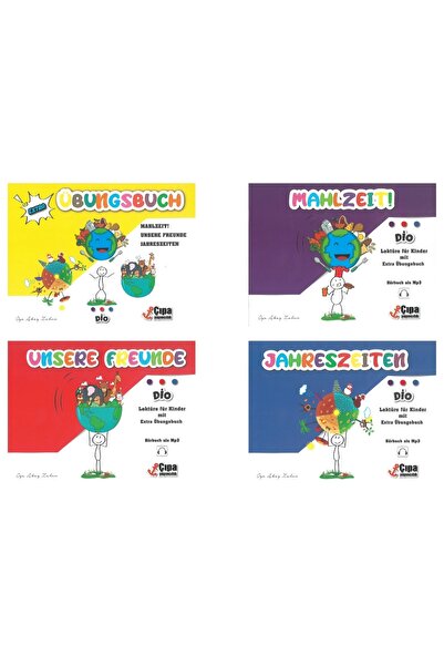 Çıpa Yayıncılık Çıpa Almanca Çocuklar Için Dıo 4'lü Hikaye Seti