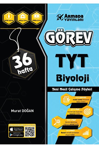 Tyt Biyoloji Görev Yeni Nesil Çalışma Föyleri Armada Yayınları