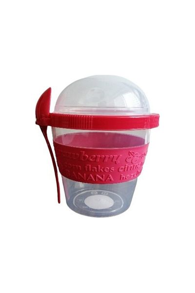Alray Prepare and Go Fruit Yogurt Container with Lid and Spoon 500 ml Royaleks-Ap-9200