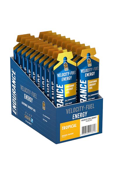 applied nutrition Endurance Isotonic Energy Gel, Tropical, Box of 20 Pieces