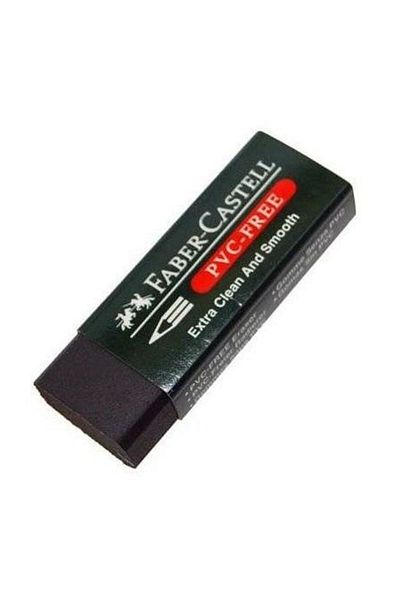 Faber Castell Faber-Castell Eraser Black 20 Pieces - 5130188920000   (1 Pack of 20 Pieces)
