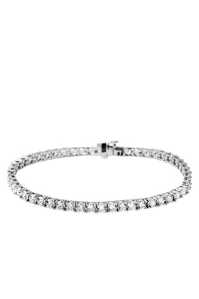 Bilezikci 14 Ayar Su Yolu Beyaz Altın Bileklik