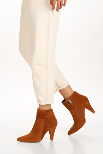 PASSAGE SHOES Kadın Hakiki Deri Stiletto Topuklu Bot 5112