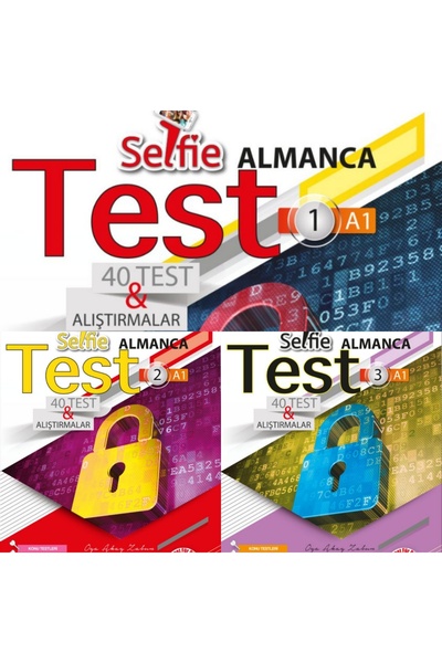 Çıpa Yayıncılık ÇIPA ALMANCA A1 SEVİYE SELFİE TEST SORU BANKASI SETİ TOPLAM 3...