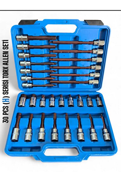 Bocchi 30 Parça Uzun Bit Lokma Seti Matkaplar Cırcırlı Anahtarlar için Alet K...