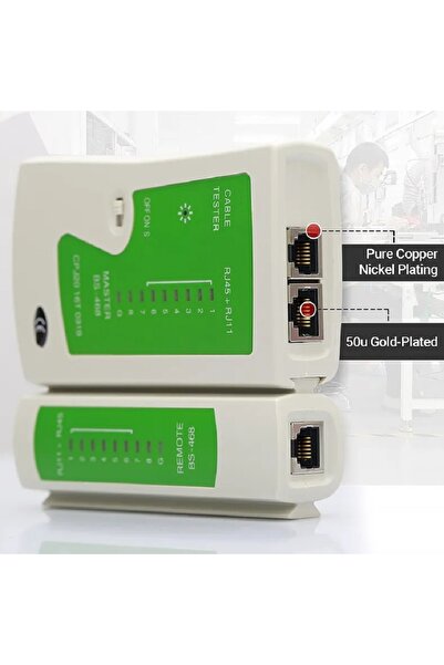 harry Ağ Kablo Test Cihazı RJ45 Ethernet Kablo Test Cihazı Lan Cat5 Cat6 CAT7 8P 6P LAN Kablosu Uyumlu