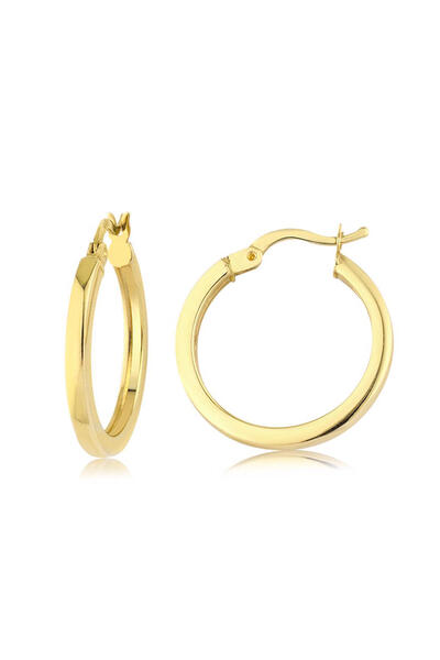 Bilezikci 2 cm. Çaplı 14 Ayar Altın Halka Küpe