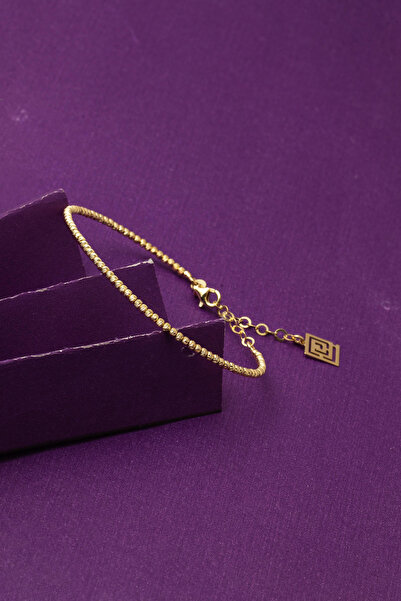 Bilezikci Sıralı Dizili Toplu 14 Ayar Altın Bilezik