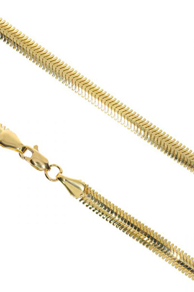 Bilezikci 14 Ayar Altın Balıksırtı Zincir - 55cm
