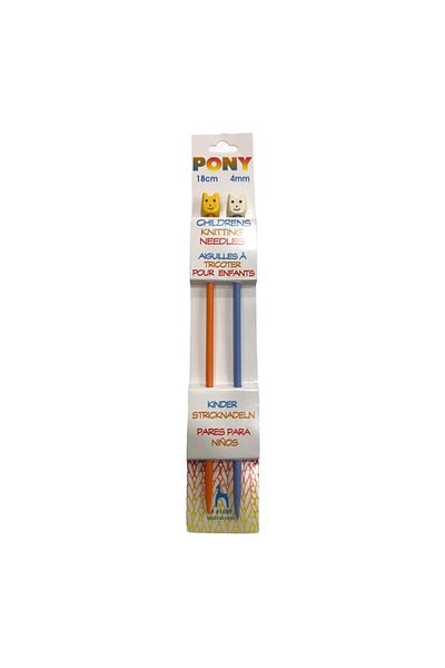 Pony Number 4 Imported 1stQuality Children's Skewers - 18 Cm Knitted Skewers