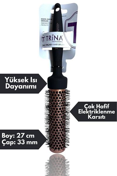 Trina Diva 33 mm Round Thermal Blow Dry Brush - 05 Model