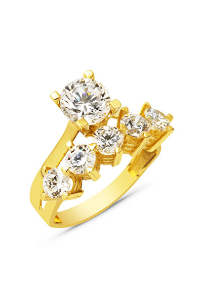 Bilezikci Tektaşlı Beştaş 14 Ayar Altın Yüzük