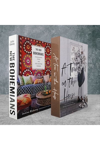 BayCazip Decorative Book Look Box Set of 2 Decorative Book Looking Box