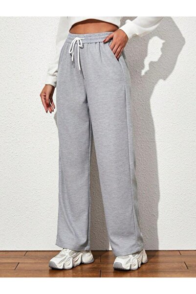 berfmoda Pantaloni de sport cu croială largă, din material sezonier