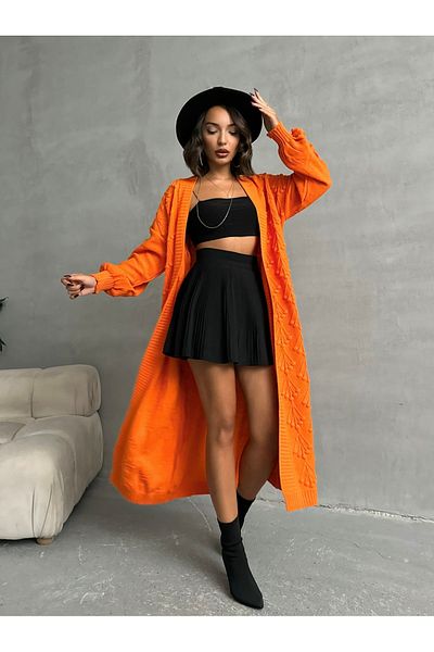 nosia fashion Standard Size Long Length Women's Cotton Knitwear Cardigan