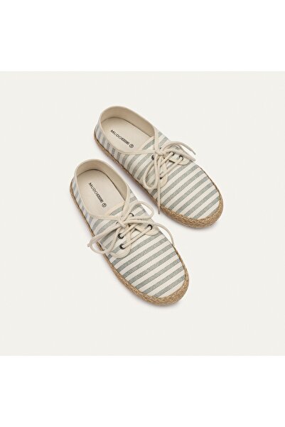 Mudo ÇİZGİLİ BAĞCIKLI ESPADRİL