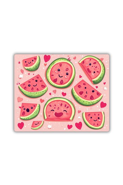 lili hediyelik Mouse Pad με στάμπα καρπούζι 18x22 cm