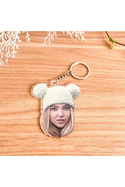 EJOYA Kişiye Özel Fotoğraflı Akrilik Kafa Anahtarlık 114071