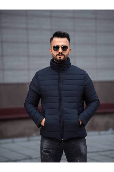 poin moda Jachetă impermeabilă căptușită pentru bărbați