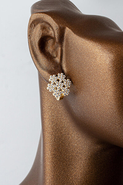 Bilezikci Kar Tanesi 14 Ayar Altın Küpe