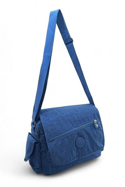 Baginn Geantă de umăr din țesătură ușoară pentru poștaș - cu curea încrucișată și buzunare, hidrofugă, 30*25 cm