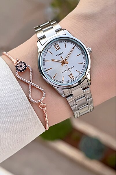 Casio Metalik Renk 24 Ay Garantili Kadın Kol Saati