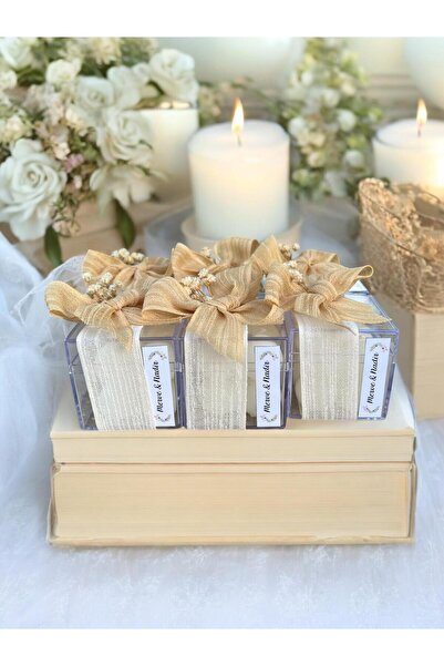 aralmini Hediyelik Mumlar Çiçekli Bubble Hediyelik Mum, Nikah Şekeri, Doğum, ...