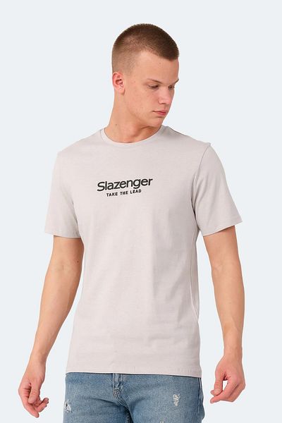 Slazenger Ανδρικό κοντομάνικο μπλουζάκι Stone Grey - Voıtto St14te111-280