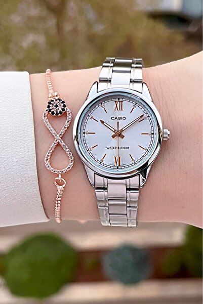 Casio Metalik Renk 24 Ay Garantili Kadın Kol Saati