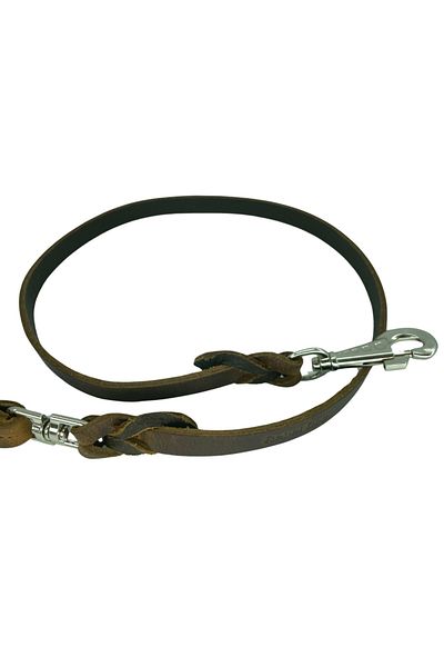 Rebel Dog Genuine Leather Braid Detailed Dog Walking Strap 1.5X115Cm