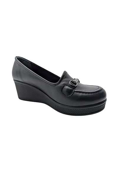 ÇİĞDEM KUNDURA Pantofi eleganti de dama - Talpa de lux cu toc cu pană