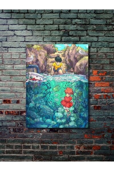 ZNC Küçük Deniz Kızı Ponyo - Anime & Manga Posterleri, Özel Tasarım Kağıt Poster