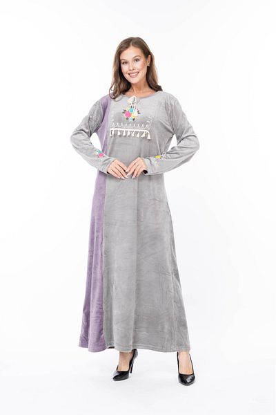 mervemoda ΓΥΝΑΙΚΕΙΟ ΜΑΚΡΙΜΑΝΙΚΟ ΒΕΛΟΥΔΙ ΦΟΡΕΜΑ