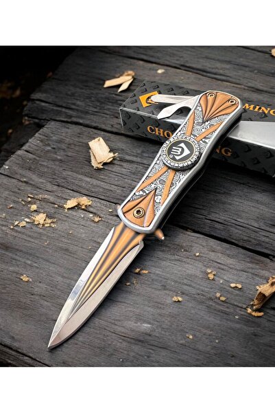 TAŞ KAFA Kamp Outdoor Çelik Stres Çakı